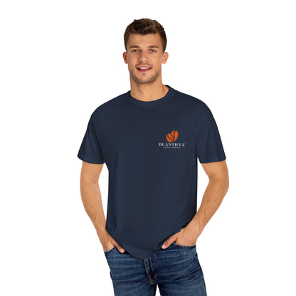 Beantiful™ Orange Bean Comfort Colors T-shirt - Beantiful Coffee Company