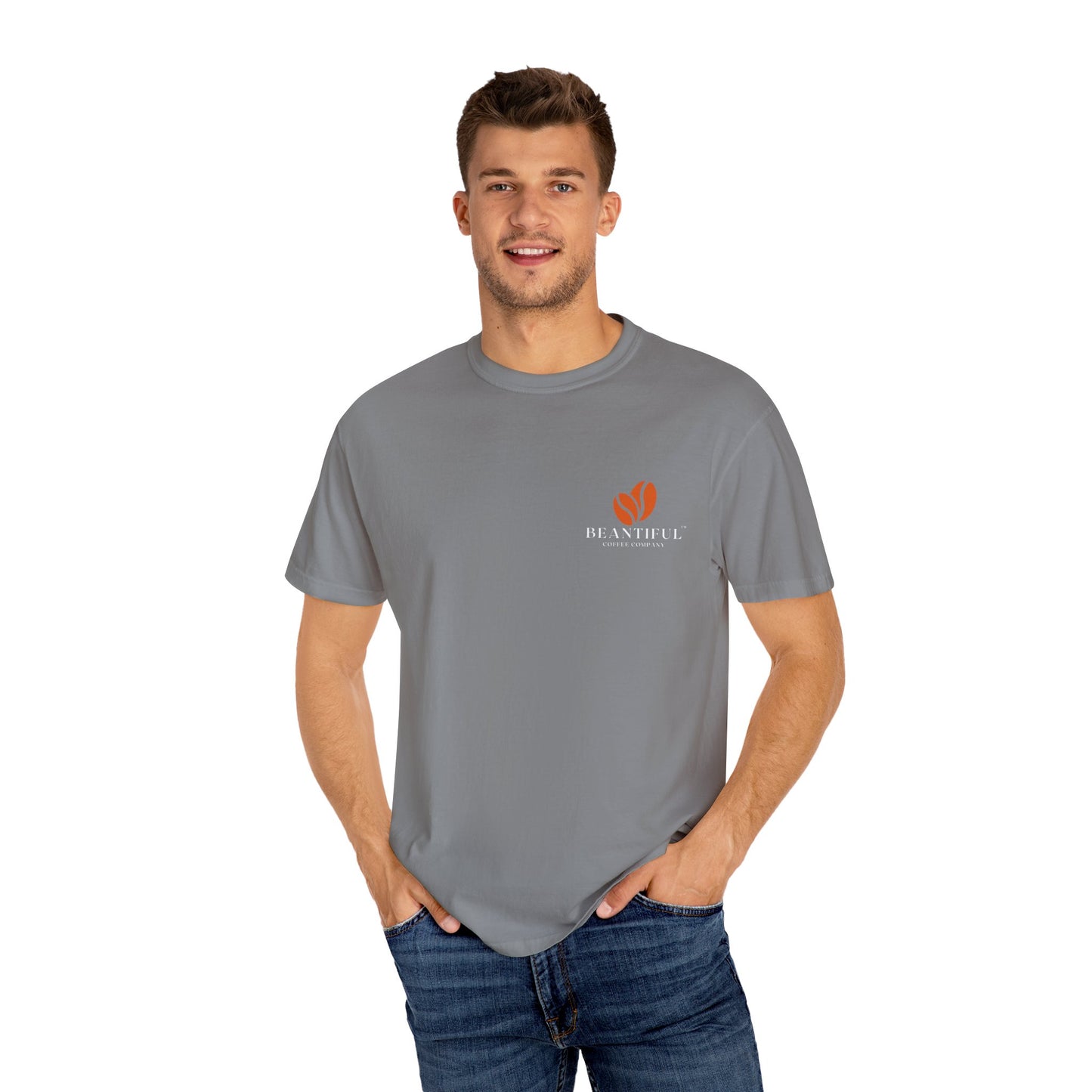 Beantiful™ Orange Bean Comfort Colors T-shirt - Beantiful Coffee Company