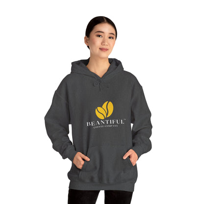 Beantiful™ Heavy Blend™ Hooded Sweatshirt Black - Beantiful Coffee Company