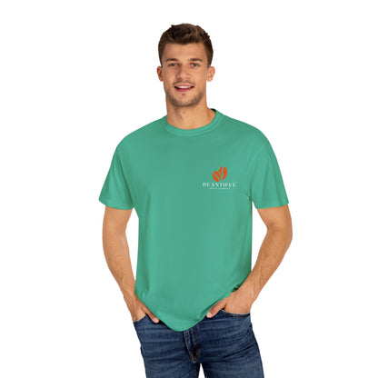 Beantiful™ Orange Bean Comfort Colors T-shirt - Beantiful Coffee Company