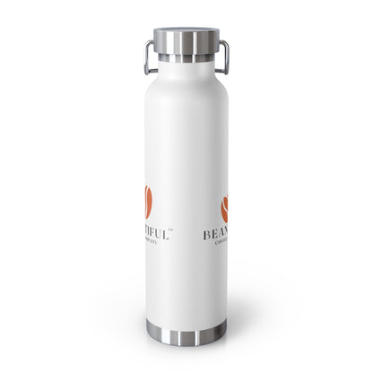 Beantiful™ Orange Bean Copper Vacuum Insulated Bottle, 22oz - Beantiful Coffee Company