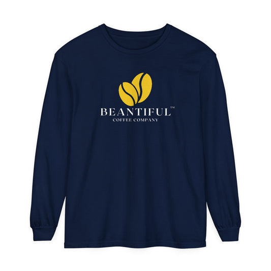 Beantiful™ Yellow Bean Long Sleeve T-Shirt - Beantiful Coffee Company