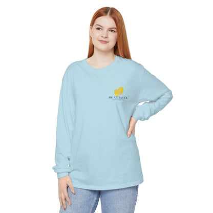 Beantiful™ Yellow Bean Long Sleeve T-Shirt - Beantiful Coffee Company