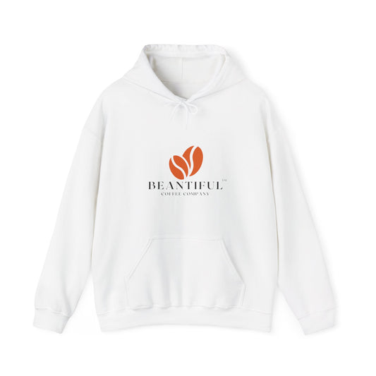 Beantiful™ Heavy Blend™ Hooded Sweatshirt White - Beantiful Coffee Company