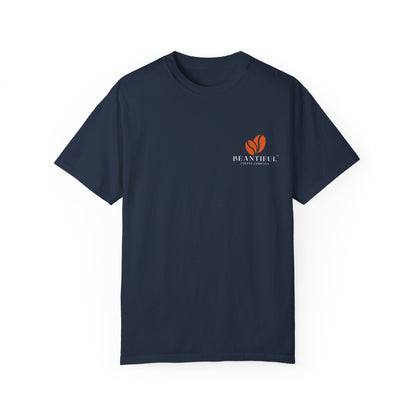 Beantiful™ Orange Bean Comfort Colors T-shirt - Beantiful Coffee Company