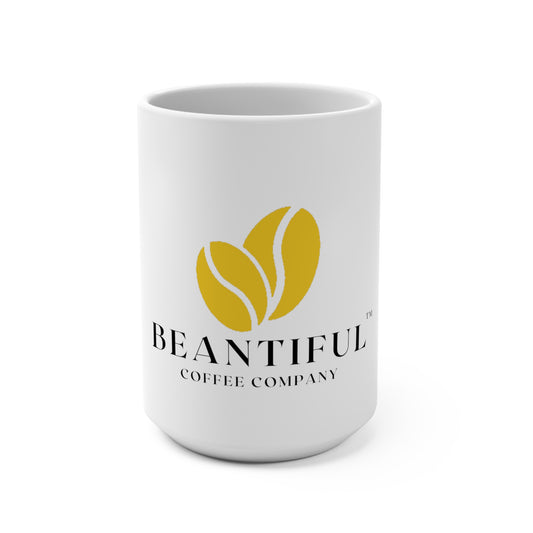 Beantiful™ Yellow Bean Mug 15oz - Beantiful Coffee Company