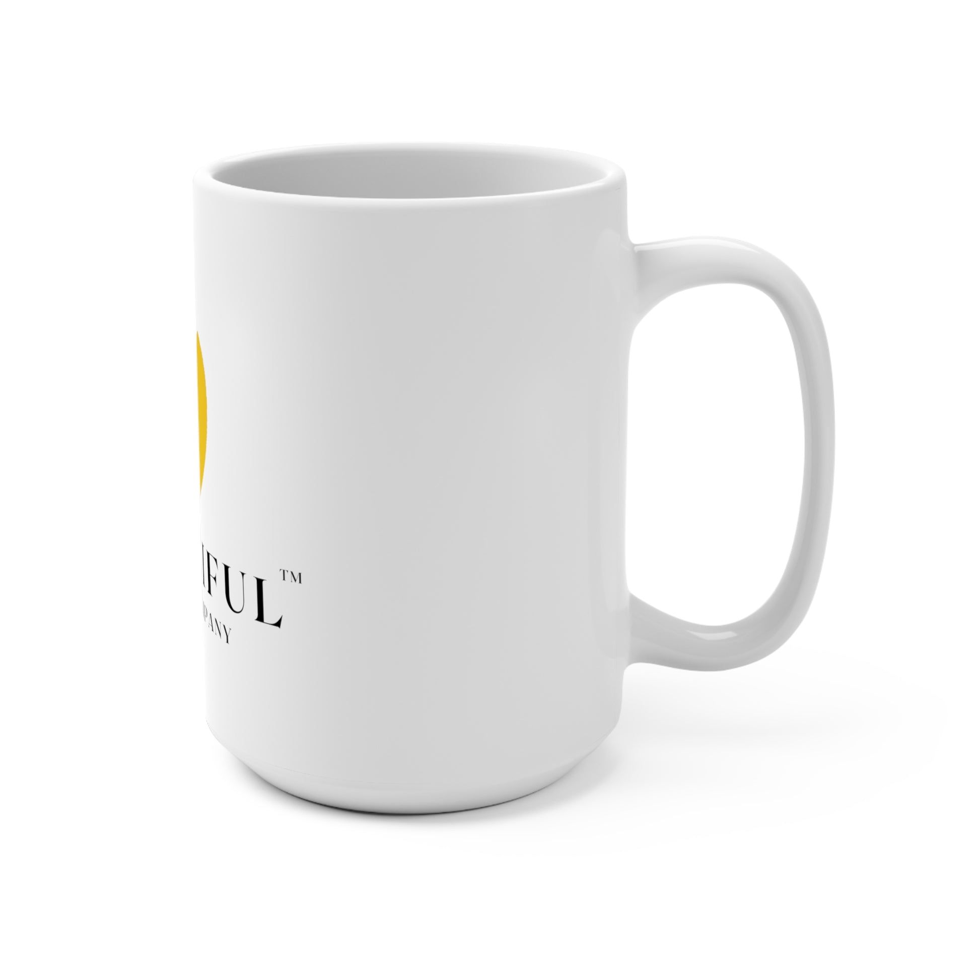 Beantiful™ Yellow Bean Mug 15oz - Beantiful Coffee Company