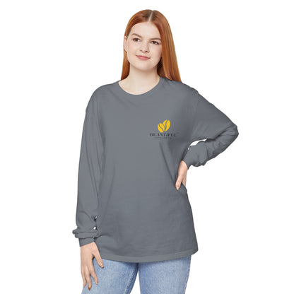 Beantiful™ Yellow Bean Long Sleeve T-Shirt - Beantiful Coffee Company