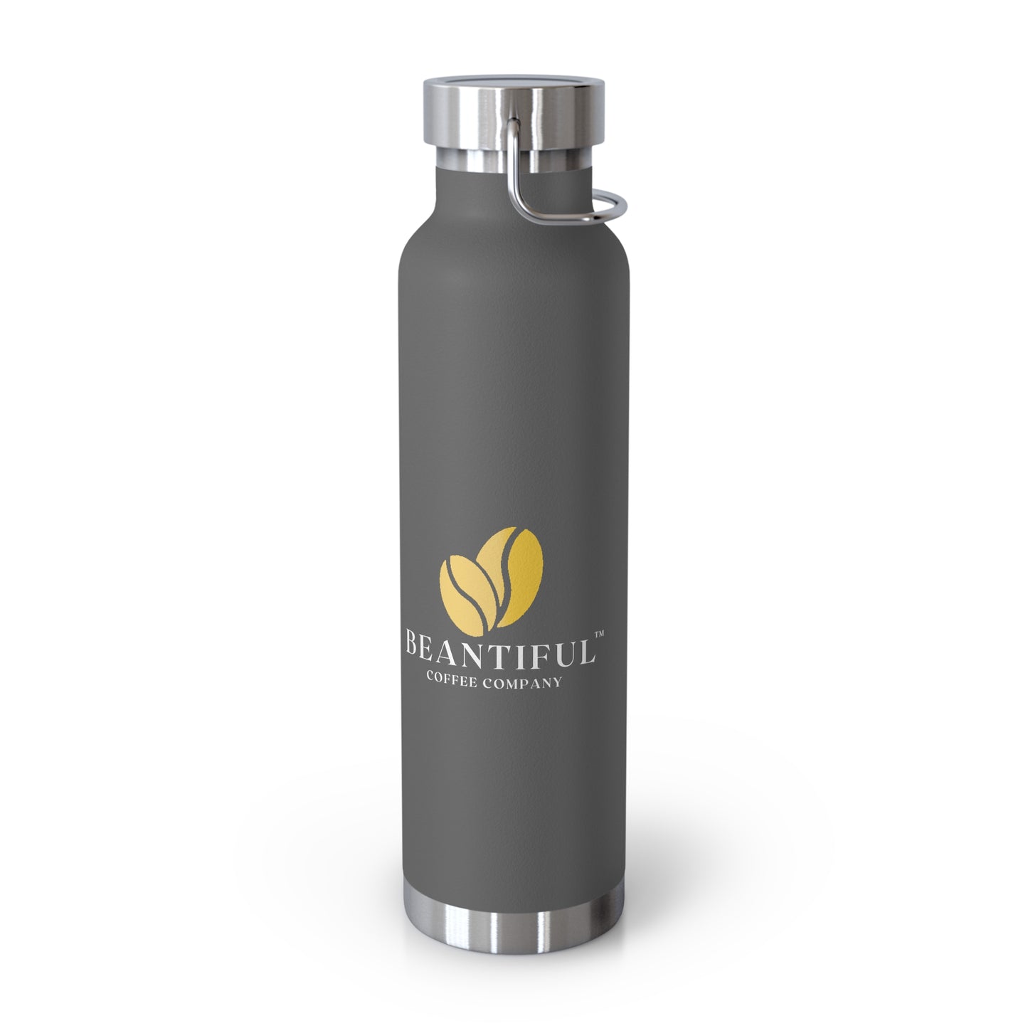 Beantiful™ Yellow Bean Copper Vacuum Insulated Bottle, 22oz - Beantiful Coffee Company