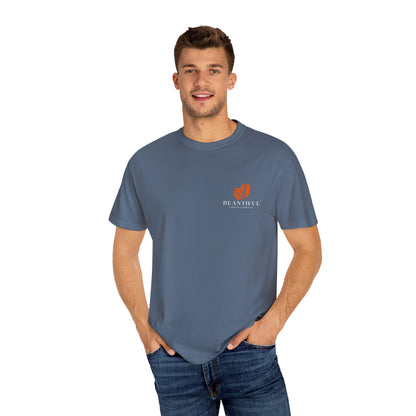 Beantiful™ Orange Bean Comfort Colors T-shirt - Beantiful Coffee Company