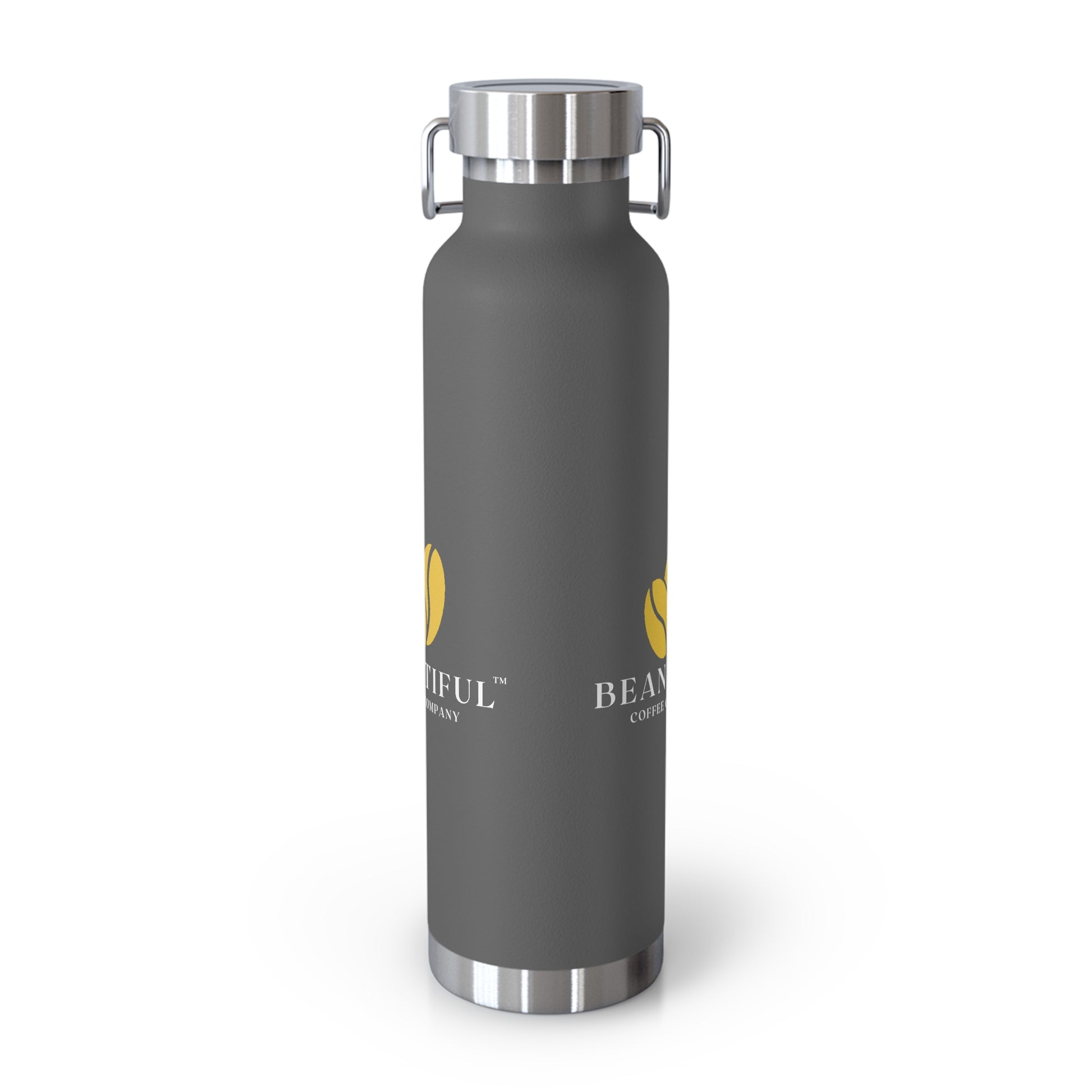 Beantiful™ Yellow Bean Copper Vacuum Insulated Bottle, 22oz - Beantiful Coffee Company