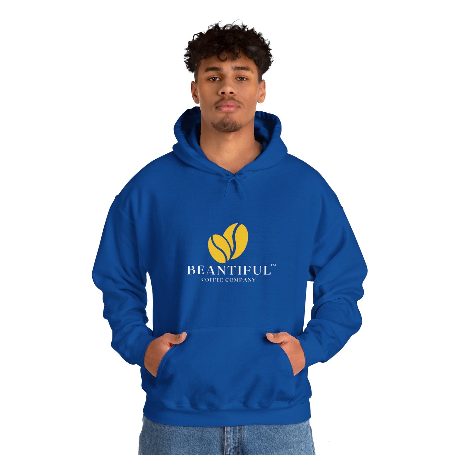 Beantiful™ Heavy Blend™ Hooded Sweatshirt Black - Beantiful Coffee Company