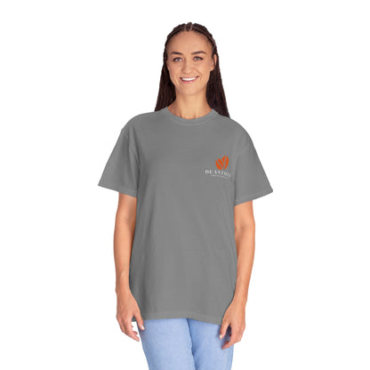 Beantiful™ Orange Bean Comfort Colors T-shirt - Beantiful Coffee Company