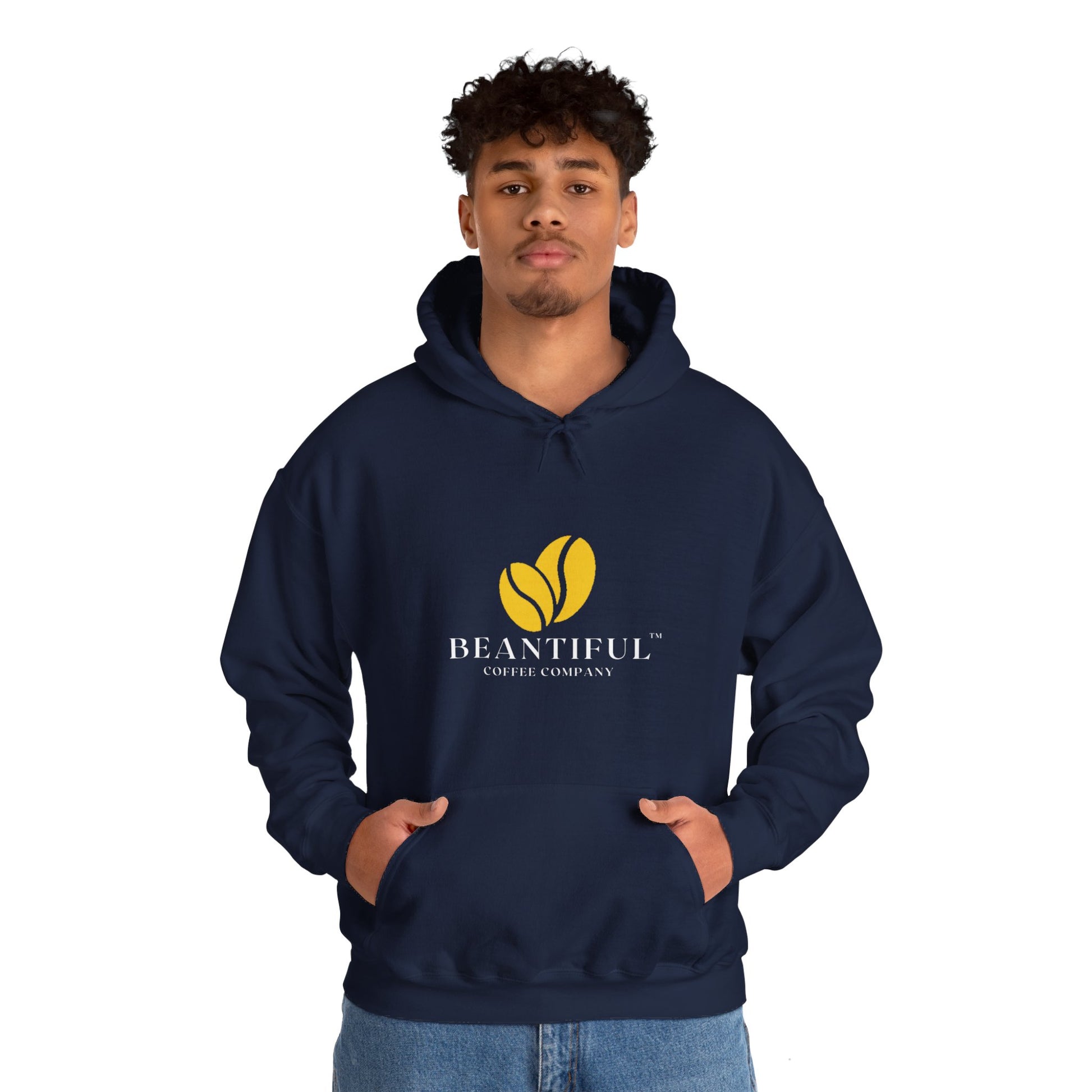 Beantiful™ Heavy Blend™ Hooded Sweatshirt Black - Beantiful Coffee Company