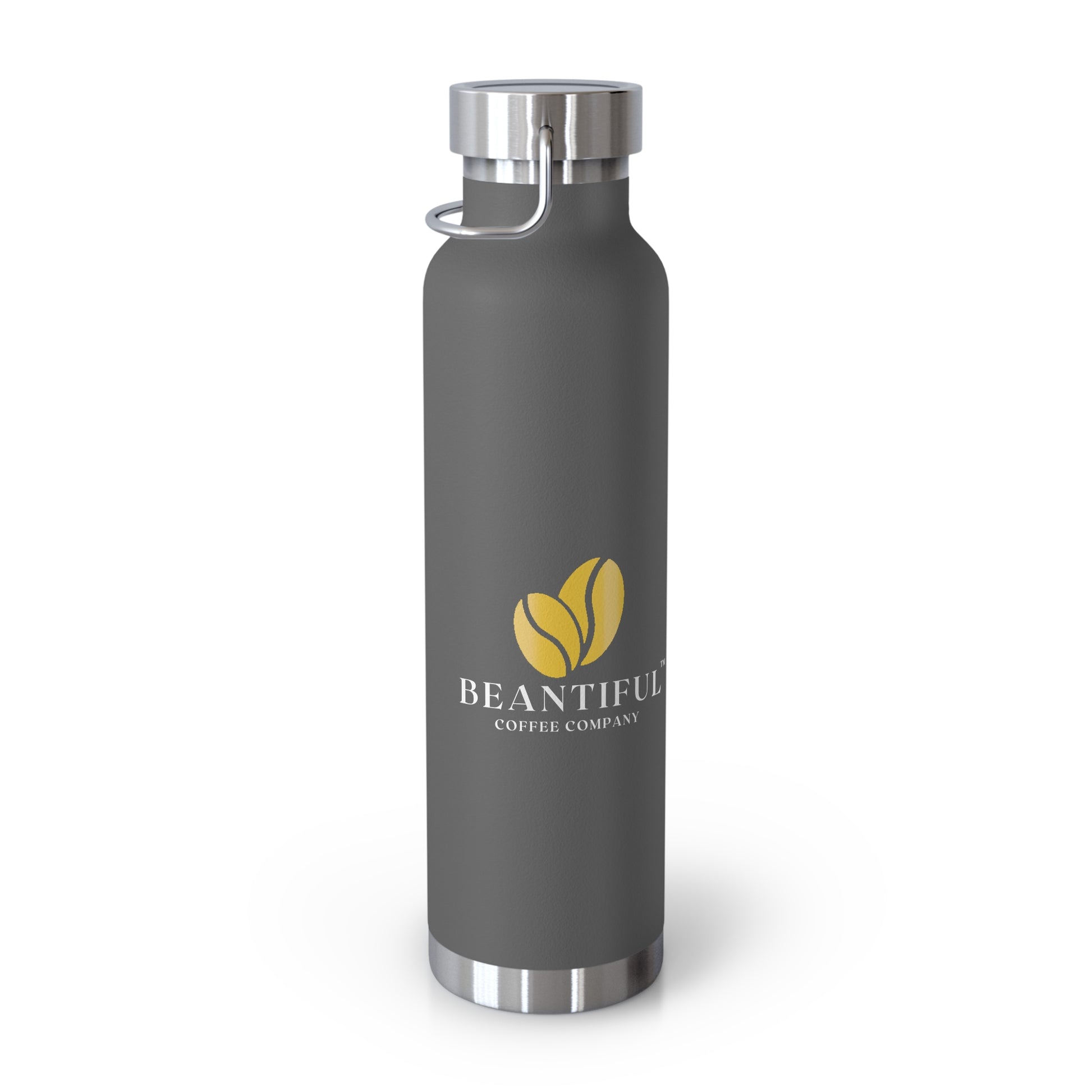 Beantiful™ Yellow Bean Copper Vacuum Insulated Bottle, 22oz - Beantiful Coffee Company