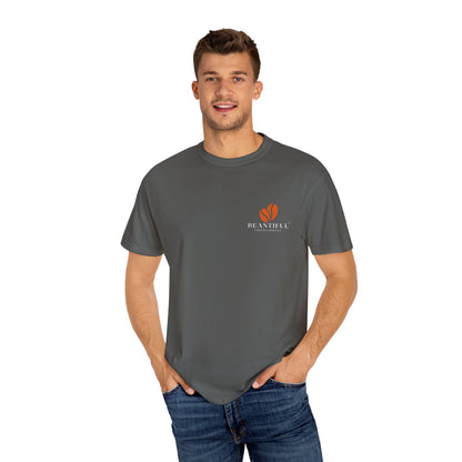 Beantiful™ Orange Bean Comfort Colors T-shirt - Beantiful Coffee Company