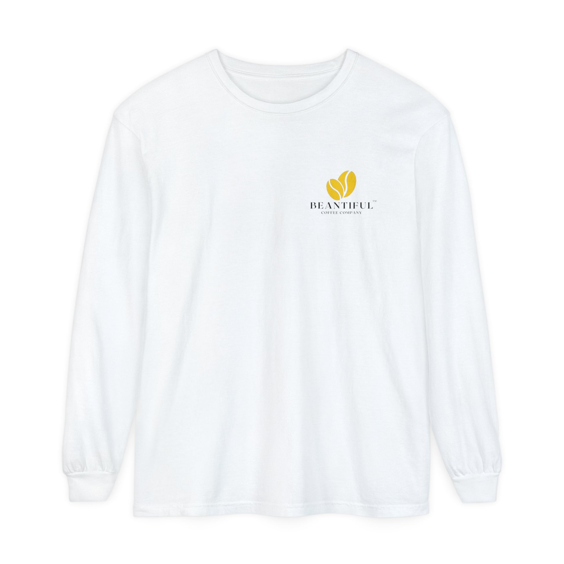 Beantiful™ Yellow Bean Long Sleeve T-Shirt - Beantiful Coffee Company