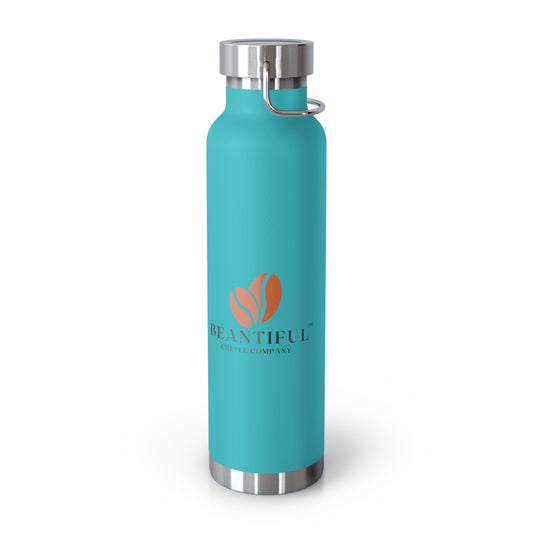 Beantiful™ Orange Bean Copper Vacuum Insulated Bottle, 22oz - Beantiful Coffee Company