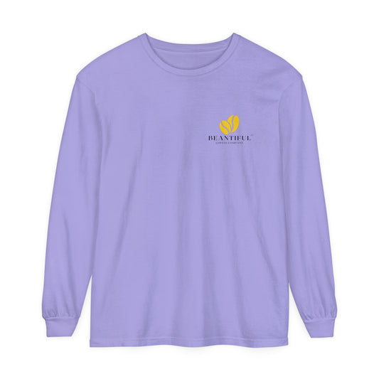 Beantiful™ Yellow Bean Long Sleeve T-Shirt - Beantiful Coffee Company