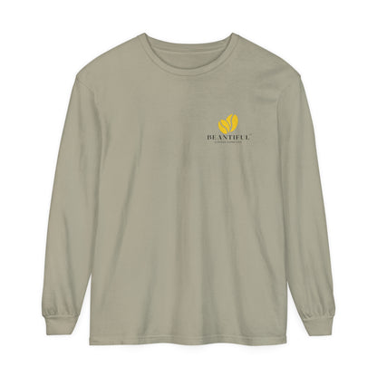 Beantiful™ Yellow Bean Long Sleeve T-Shirt - Beantiful Coffee Company