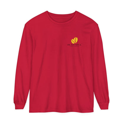 Beantiful™ Yellow Bean Long Sleeve T-Shirt - Beantiful Coffee Company