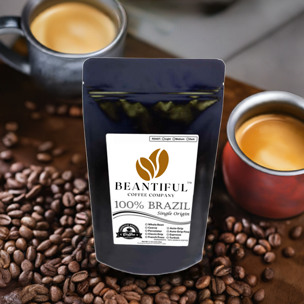 100% Brazilian, 1 LB - Beantiful Coffee Company