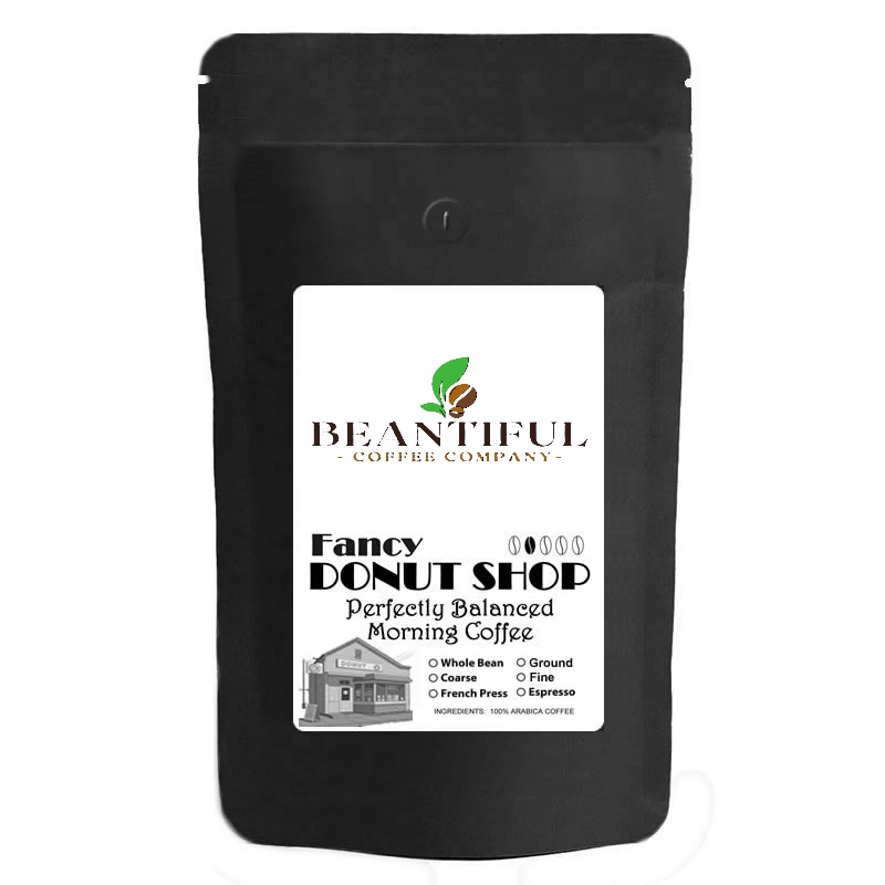 Beantiful Coarse Ground Coffee - Fancy Donut Shop 10 Oz