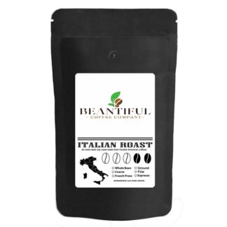 Beantiful Italian Roast Coffee - Espresso Ground 12 Oz