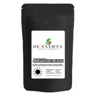 Beantiful Breakfast Blend Coffee Light Roast Ground 1 LB